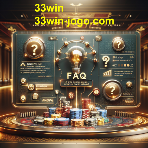 Explorando a Seção FAQ da 33win: Seu Guia para Jogos de Palavras-Chave